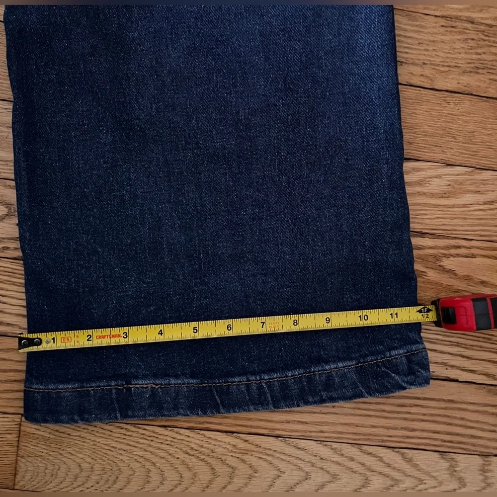Gap Dark Wash Wide Leg Jeans Size 8P - Picture 8 of 8
